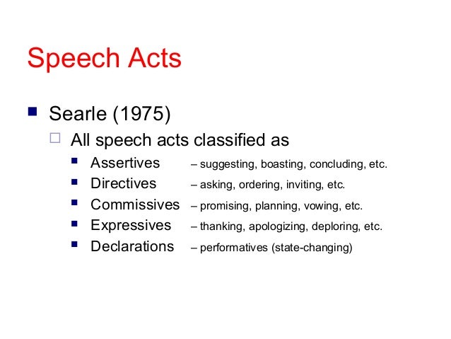 John Searle Speech Acts Pdf